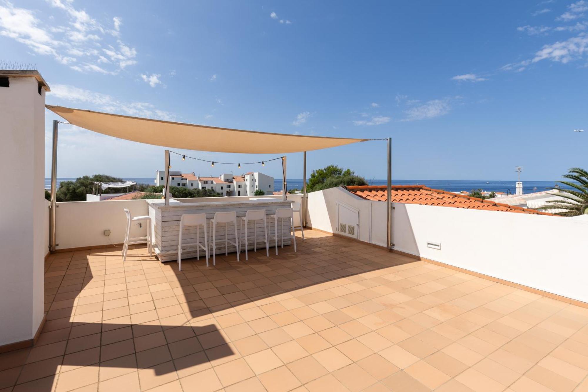 Villa Maravilla With Heatable Pool Rooftopbar With Sea Views And Range Rover Binibeca Exterior foto