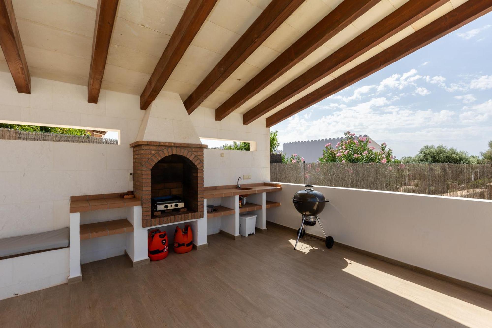 Villa Maravilla With Heatable Pool Rooftopbar With Sea Views And Range Rover Binibeca Exterior foto