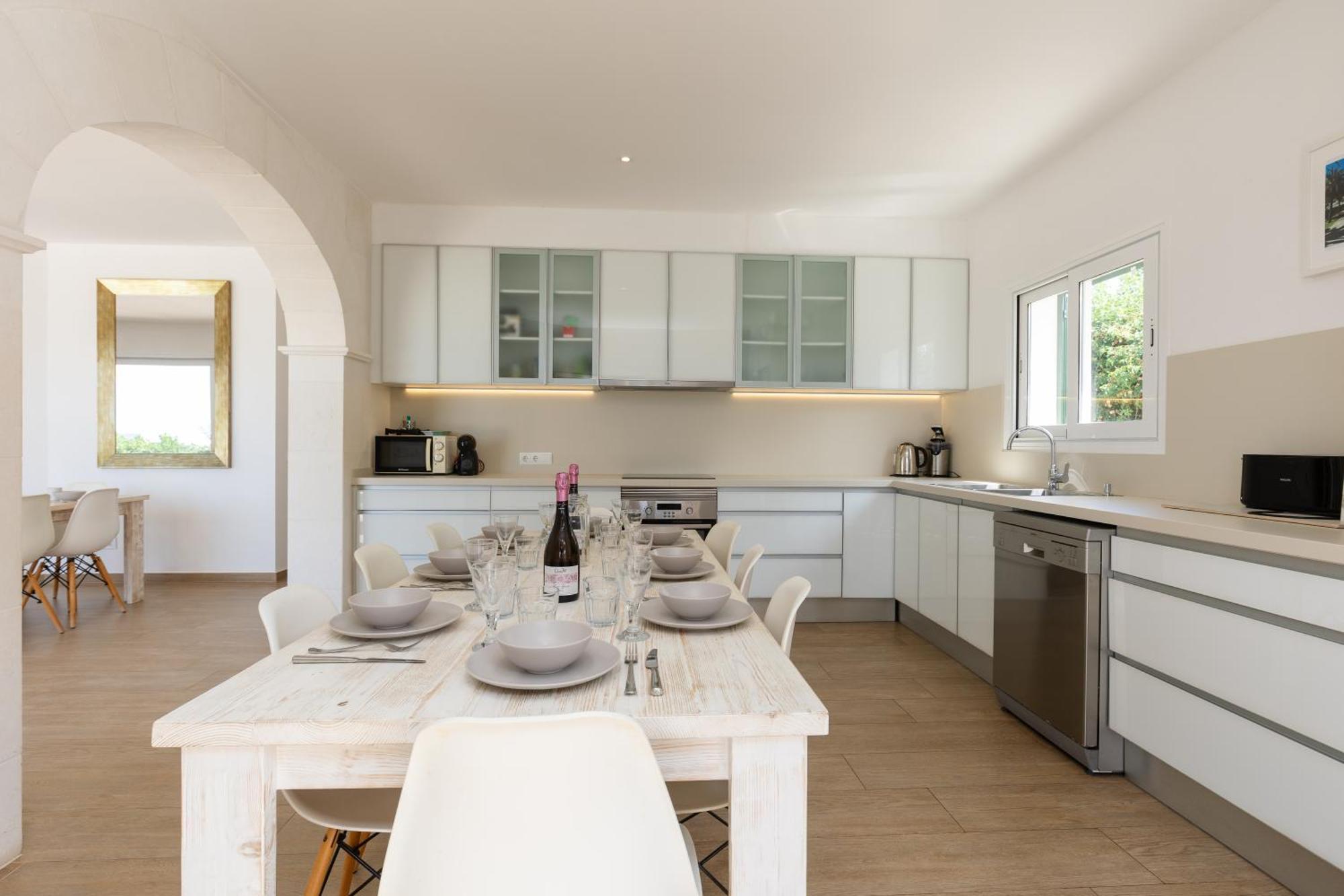 Villa Maravilla With Heatable Pool Rooftopbar With Sea Views And Range Rover Binibeca Exterior foto