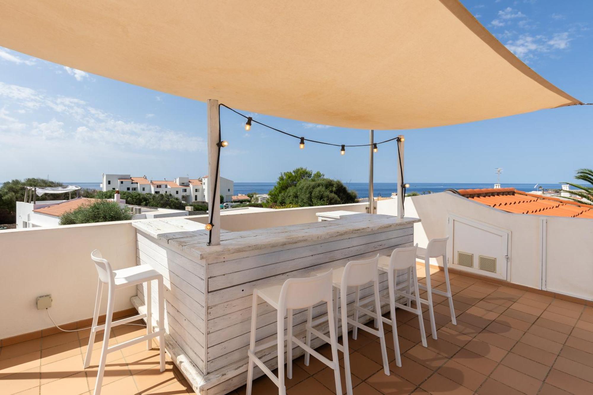 Villa Maravilla With Heatable Pool Rooftopbar With Sea Views And Range Rover Binibeca Exterior foto